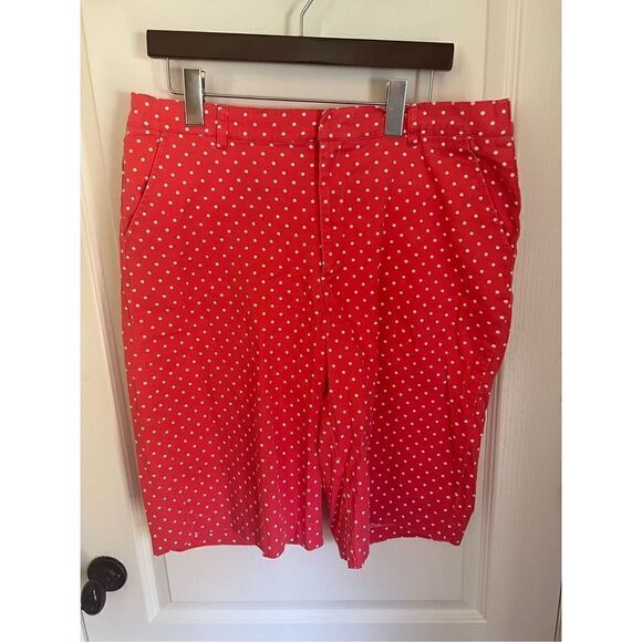 Mountain Lake Coral polka dot shorts size 16 - Picture 1 of 7